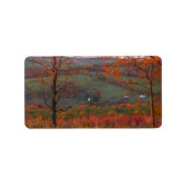 秋シール ラベル (正面)