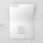 秋シーン墓地/シュガーメープル/悔やみや弔慰 カード (内部)