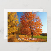 秋シーン ポストカード (正面/裏面)