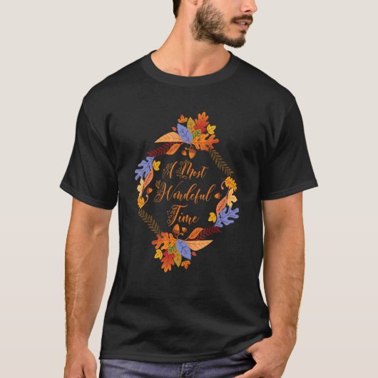 秋シー葉ンズ秋リースA最高の Tシャツ (正面)