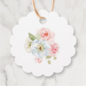 秋ジェンダーがカボチャの赤ちゃんシャワーを明らかにする フェイバータグ (裏面)