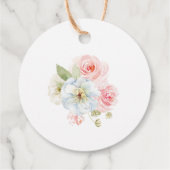 秋ジェンダーがカボチャの赤ちゃんシャワーを明らかにする フェイバータグ (裏面)