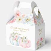 秋ジェンダーがカボチャの赤ちゃんシャワーを明らかにする フェイバーボックス (正面)