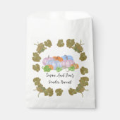 秋ジェンダーリビールリビールリトルカボチャテーマ フェイバーバッグ (正面)