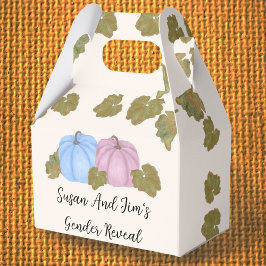 秋ジェンダーリビールリビールリトルカボチャテーマ フェイバーボックス