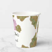 秋ジェンダーリビールリビールリトルカボチャテーマ 紙コップ (裏面)