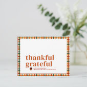 秋ジンガム感謝の感謝感謝祭 シーズンポストカード (スタンド正面)