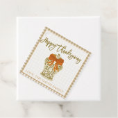 秋ジンジャージャー瓶ギフトラベル フェイバータグ (インサイチュ)