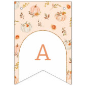 秋スウィートリトルカボチャ誕生日 バンティングフラッグ (第3の旗)