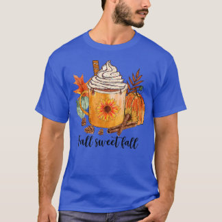 秋スウィート秋カボプキンサンフラワーヴィンテージ秋F Tシャツ