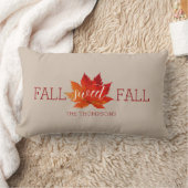 秋スウィート秋レッドオータムメープルリーフ装飾用クッション ランバークッション (ブランケット)