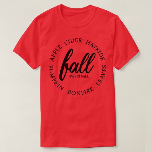 秋スウィート秋3 Tシャツ (デザイン正面)
