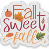秋スウィート秋 シール (正面)