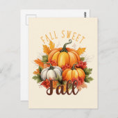 秋スウィート秋 ポストカード (正面/裏面)
