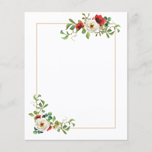 秋スクラップブック紙 (正面)