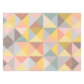 秋スタイリッシュの土色の幾何模様 テーブルクロス (正面(横))