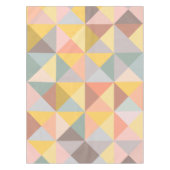 秋スタイリッシュの土色の幾何模様 テーブルクロス (正面)