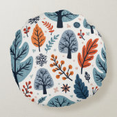 秋スタイル枕クッション ラウンドクッション (裏面)