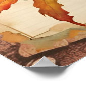 秋スチームパンクアートポスター ポスター (角)