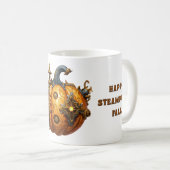 秋スチームパンクパンプキンマグ コーヒーマグカップ (正面右)