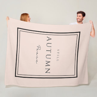 秋スティルピースIIIフリースブランケット – コージー秋 フリースブランケット