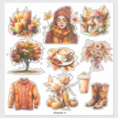 秋ステッカスタムカーのビニールカットシール シール (シート)