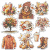 秋ステッカスタムカーのビニールカットシール シール (正面)