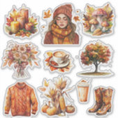 秋ステッカスタムカーのビニールカットシール シール (正面)