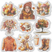 秋ステッカスタムカーのビニールカットシール シール (正面)