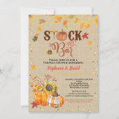 秋ストックザバーカボプキンカップル引っ越し祝いパーティー 招待状 (正面)
