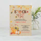 秋ストックザバーカボプキンカップル引っ越し祝いパーティー 招待状 (スタンド正面)