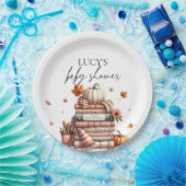 秋ストーリーブックニューチャプター秋の赤ちゃんシャワー ペーパープレート (パーティー)