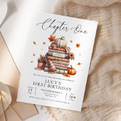 秋ストーリーブックファースト誕生日チャプター1秋 招待状