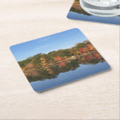 秋スプレンダーコースター スクエアペーパーコースター (アングル)