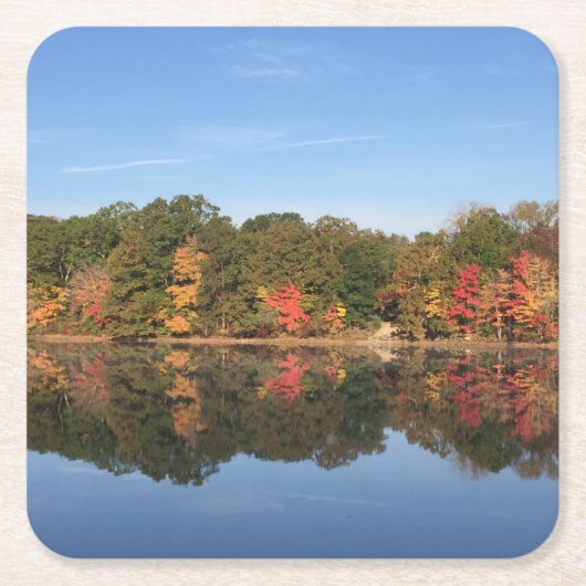 秋スプレンダーコースター スクエアペーパーコースター (正面)