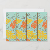 秋スプレンダー招待状 招待状 (裏面)