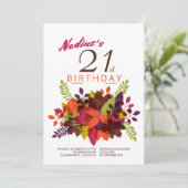 秋スプレー招待状 招待状 (スタンド正面)