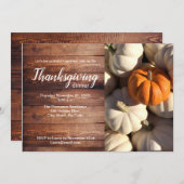 秋スモダンクリプト感謝祭ディナーパーティー シーズンカード (正面/裏面)