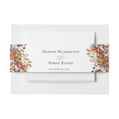 秋ス結婚クリプト 招待状ベリーバンド (正面例)