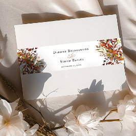 秋ス結婚クリプト 招待状ベリーバンド