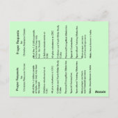 秋ゾーンのラリーrev 3 ポストカード (裏面)