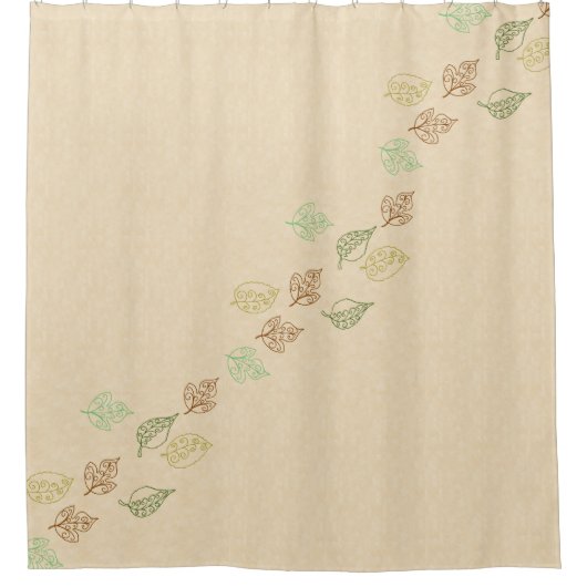 秋タイムバスルームカスタマイズセット! シャワーカーテン (正面)