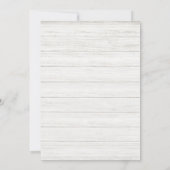 秋タッチダウンおむつベビーシャワービールウッド 招待状 (裏面)