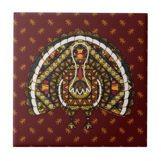 秋ターキータイル タイル (正面)