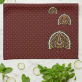 秋ターキーハンドタオル キッチンタオル (折り畳み)