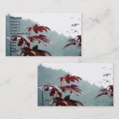 秋ダイアログのプロフィールカード 名刺 (正面/裏面)