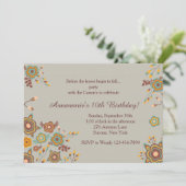 秋ダインティスフローラ招待状 招待状 (スタンド正面)