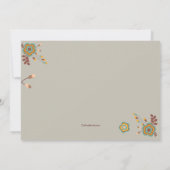 秋ダインティスフローラ招待状 招待状 (裏面)