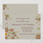 秋ダインティスフローラ招待状 招待状 (正面/裏面)