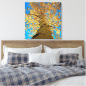 秋ダウン見て！ キャンバスプリント (インサイチュ (寝室))